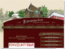 Tablet Screenshot of enumclawexpocenter.com